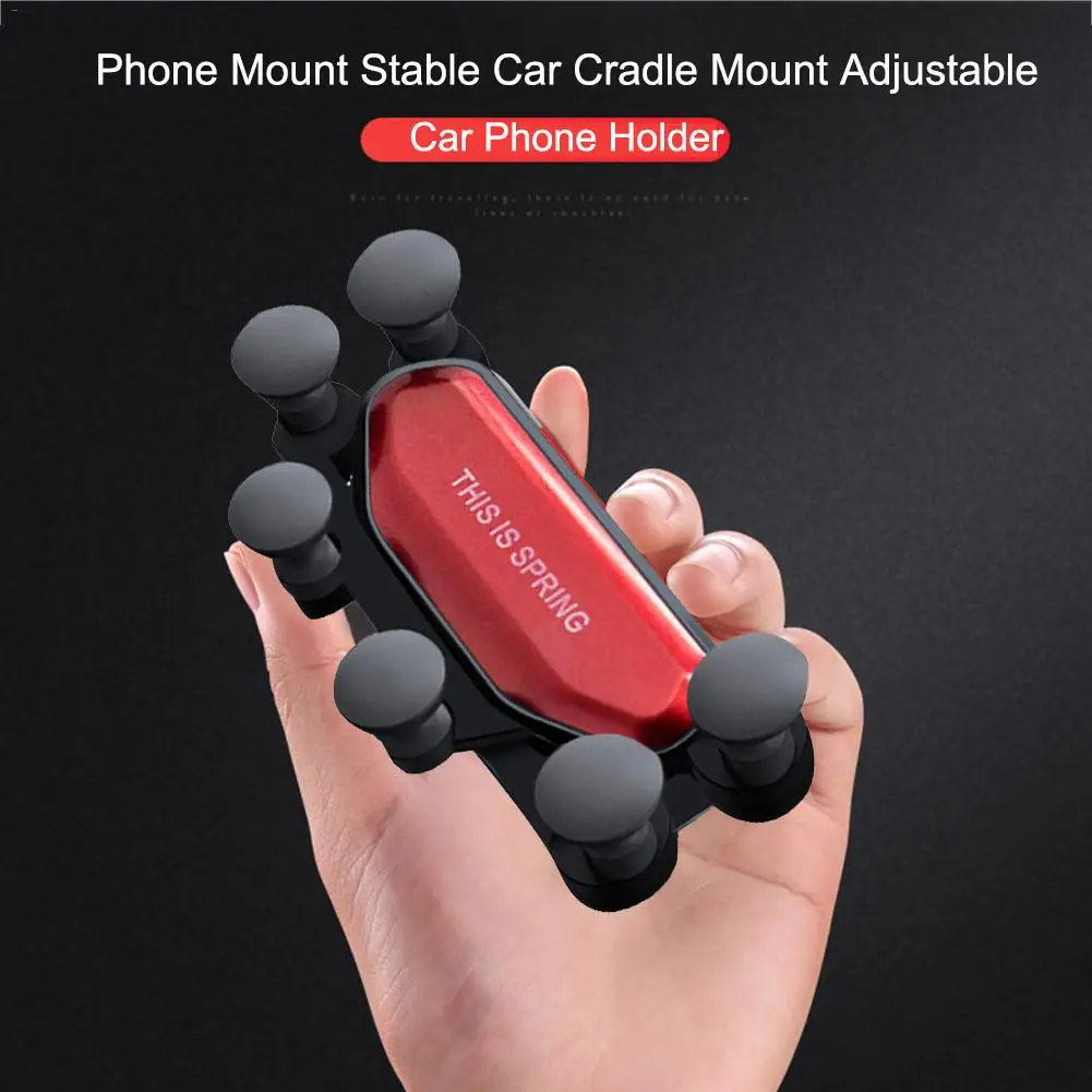 Обновленный Универсальный Автомобильный держатель для телефона для IPhone X MAX samsung huawei, автомобильный держатель для телефона с креплением на вентиляционное отверстие, автомобильный держатель для телефона