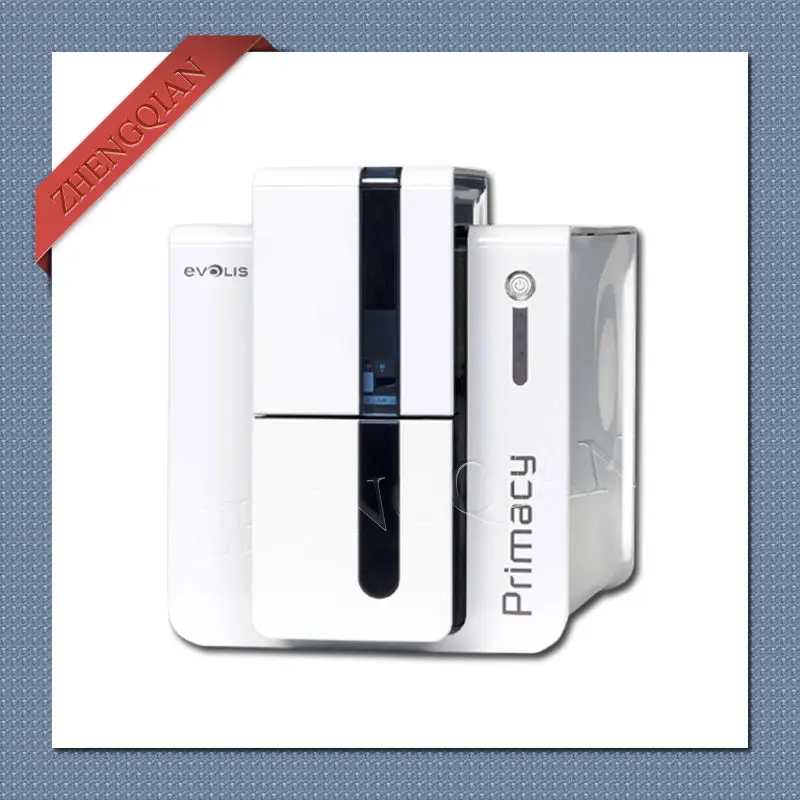 High quality Evolis Primacy id pvc card printer single sided with one R5F008S14 YMCKO ribbon