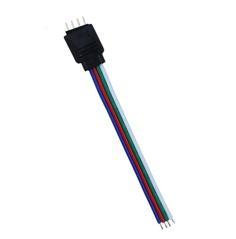 RGB 4pin разъем кабель провода для RGB светодиодный полосы 4-контактный светодиодный кабель для RGB светодиодный контроллер