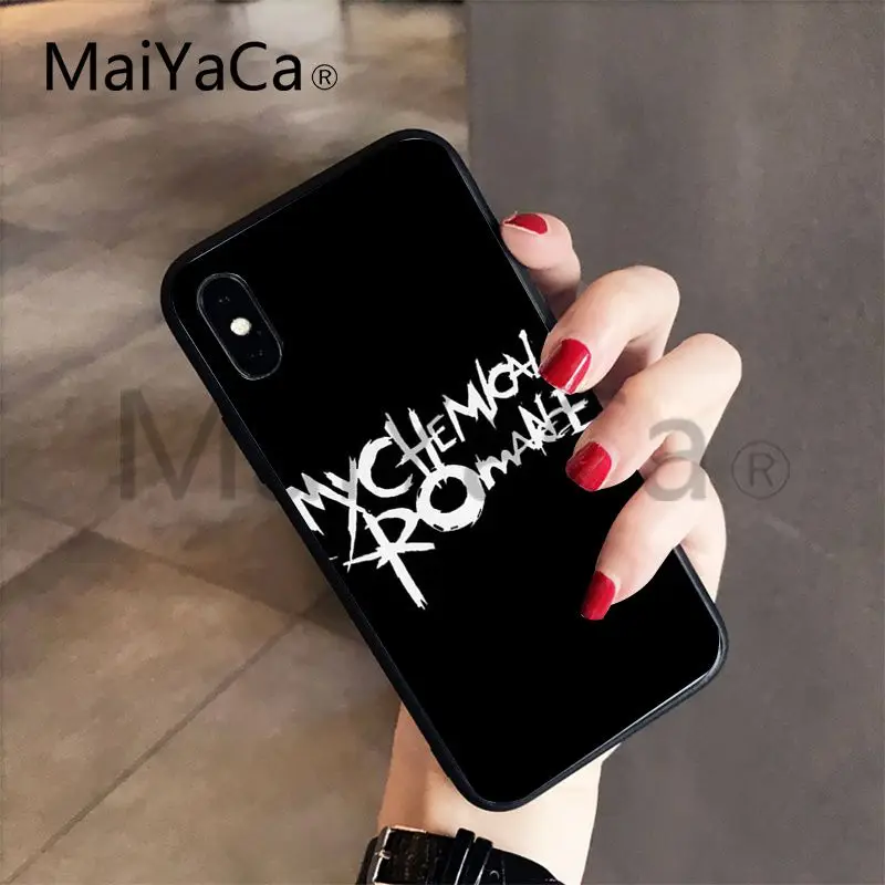 MaiYaCa My Chemical Romance Ультратонкий чехол для телефона с мультяшным рисунком для iphone 8 8 plus и 7 7 plus 6s 6s Plus 6 6 plus 5s - Цвет: 4