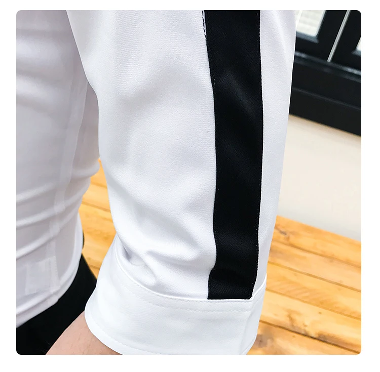 Корейская мужская одежда летняя мужская рубашка Повседневная рубашка с коротким рукавом мужская летняя Вышивка Уличная приталенная