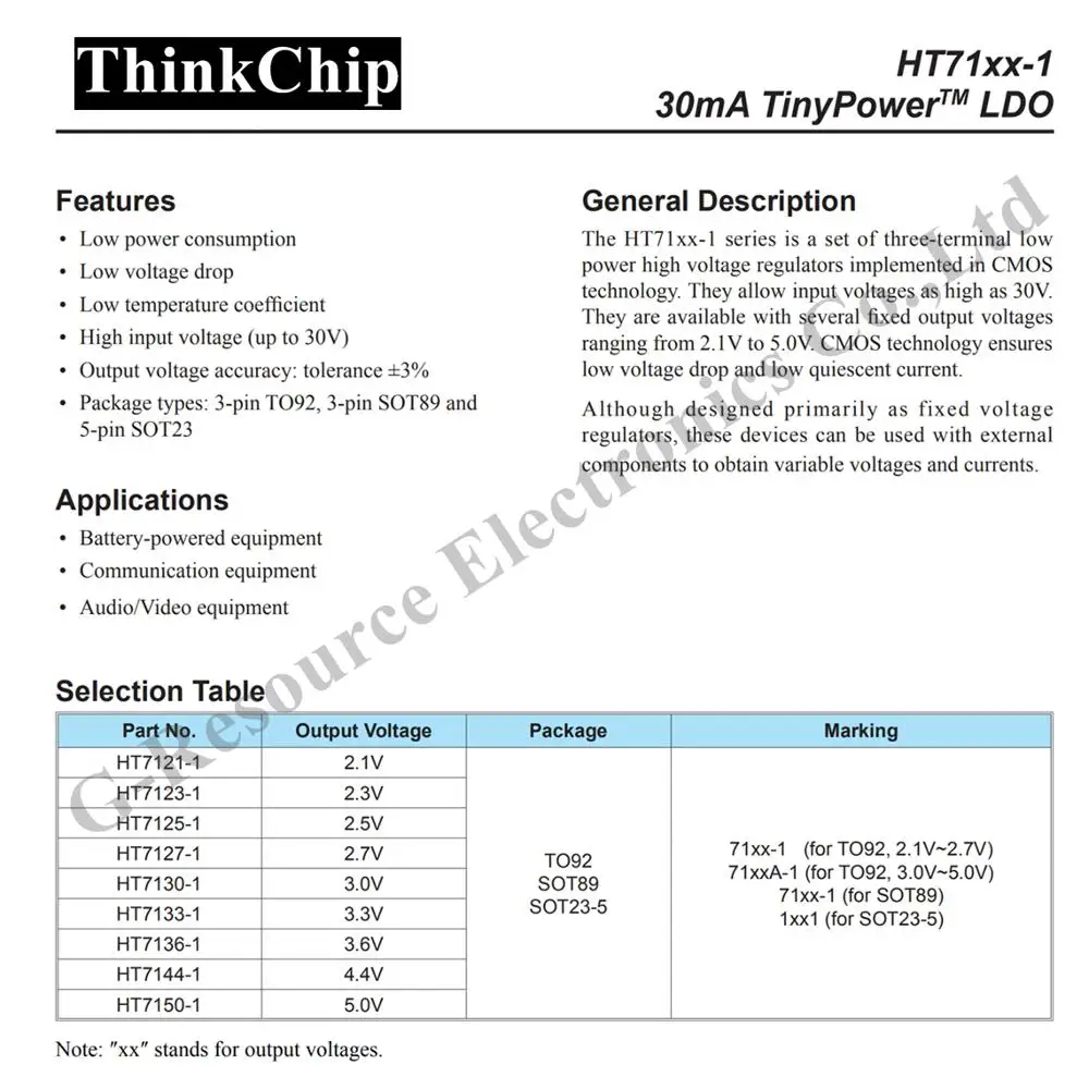(20 шт.) HT7150 1 7150 SMD фиксированный LDO Регулятор напряжения 6 в до 24 В 100 мВ выпадение 5