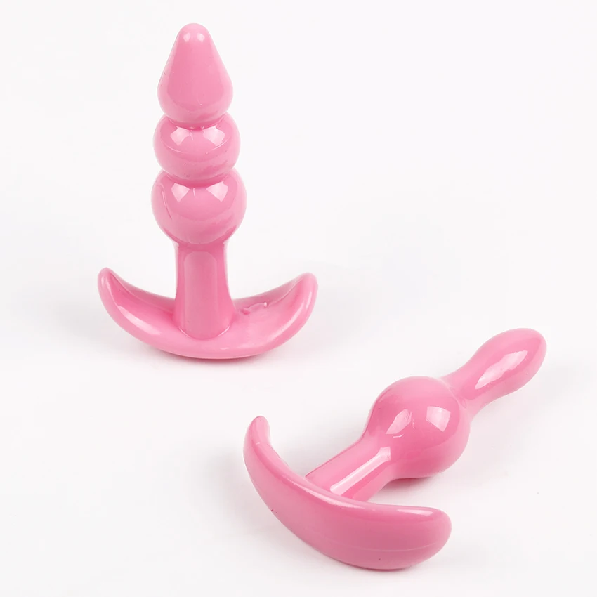 1PC Anal Plug Jelly Toys Real Skin Feeling Adult Sex Toys Sex Products Butt Plug Juguetes for Men Women 2 Style