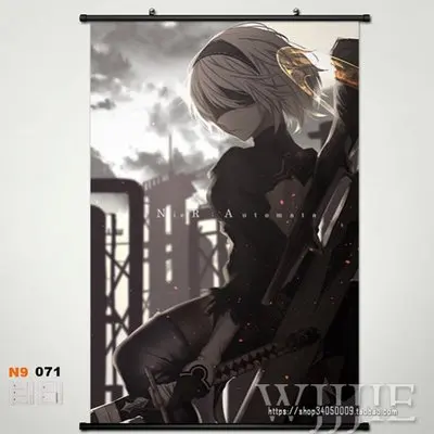 Аниме 60*90 домашний декор плакат прокрутка стены NieR: Automata 60*90 wall scroll scroll posterhome decor | Рисование и каллиграфия -32858327284