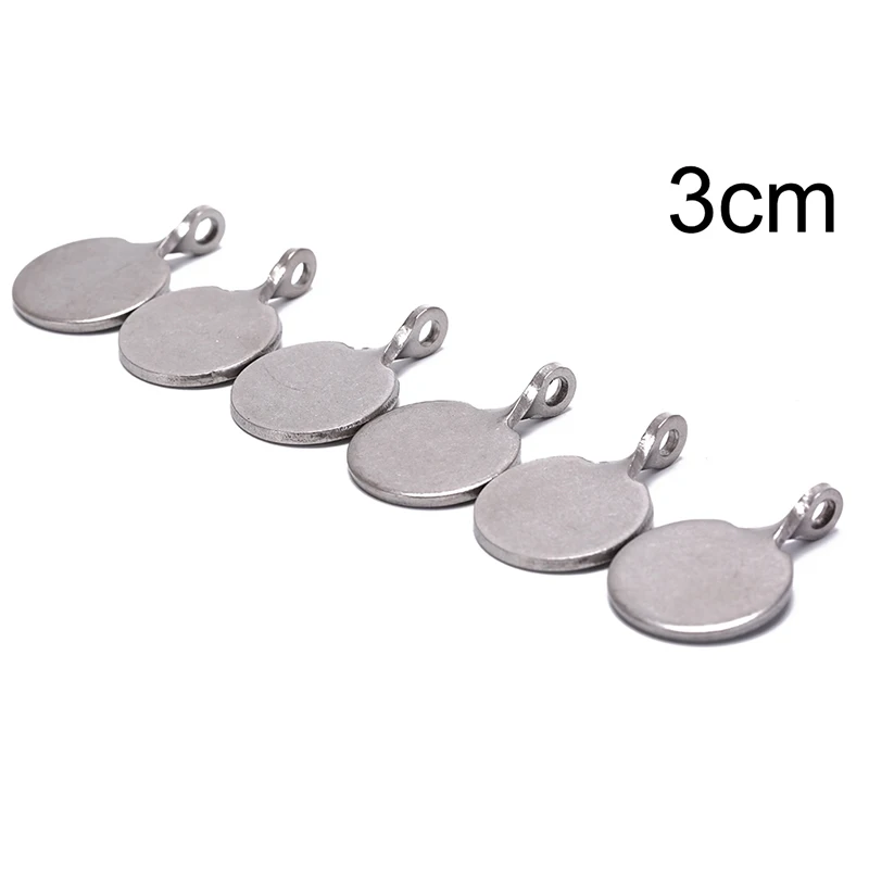 6pcs Stainless Steel Target Bullseye 2.5cm 3cm 4cm for Shooting Hunting Slingshot Catapult Aim For Airsoft Hunting Wargame