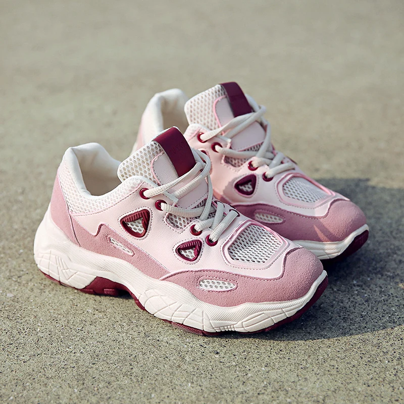 

Weweya Casual Shoes Women Chunky Sneakers Fashion Dad Shoes For Women Spring White Black Shoes Platform Sneaker Vulcanize Shoes