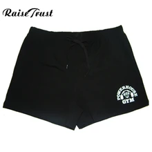 2018 Summer Style fitness golds shorts cotton Printing mens bodybuilding fashion Casual Shorts Sweatpants for man
