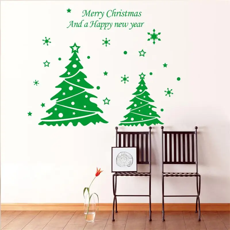 Красный зеленый черный белый дерево Счастливого Рождества Нового года снег