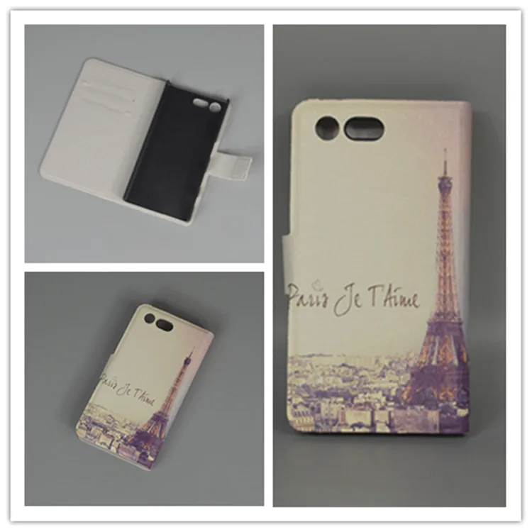 

Ultra thin butterfly Flower Flag vintage Flip Cover for Sony Xperia X Compact F5321 Cellphone Case