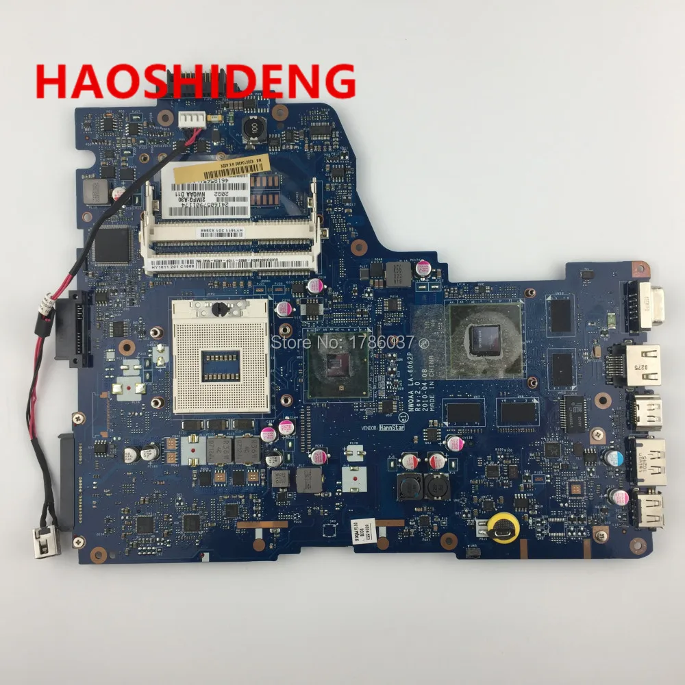 K000104390 LA-6062P for Toshiba Satellite A660 A665 series Laptop Motherboard .All functions fully Tested !