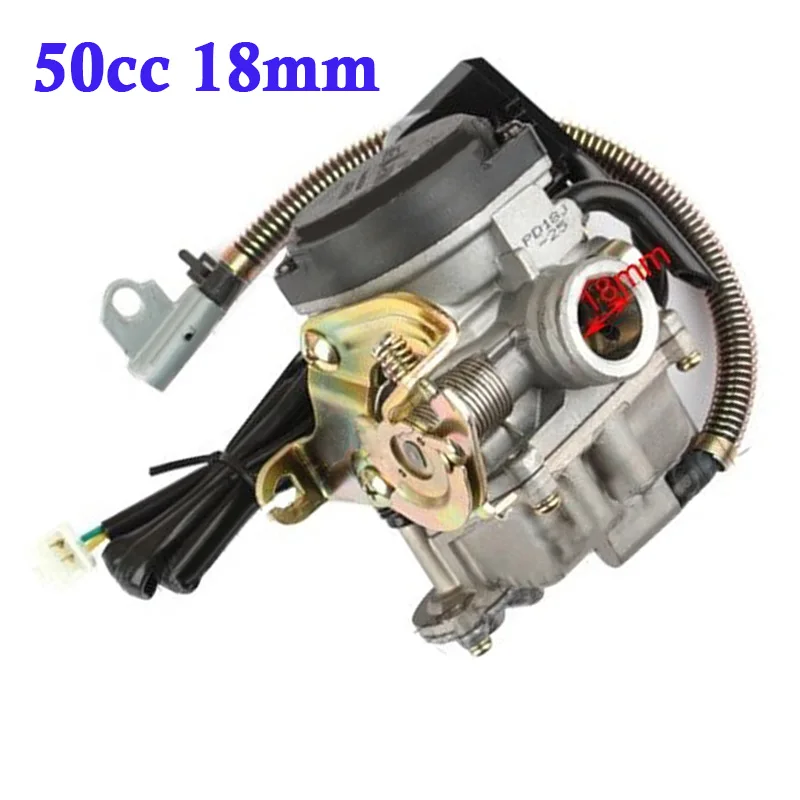 

50cc Scooter Moped GY6 Carburetor Carb For Sunl Roketa JCL Taotao Baja 18mm