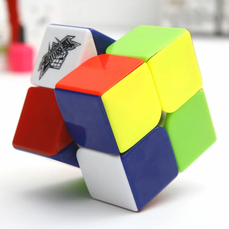 Ограниченное по времени предложение-продвижение Cyclone Boys Magic Cube 2x2x2 Stickerless Cubo Скорость 2x2 головоломки кубики, игрушки для детей, 50 мм