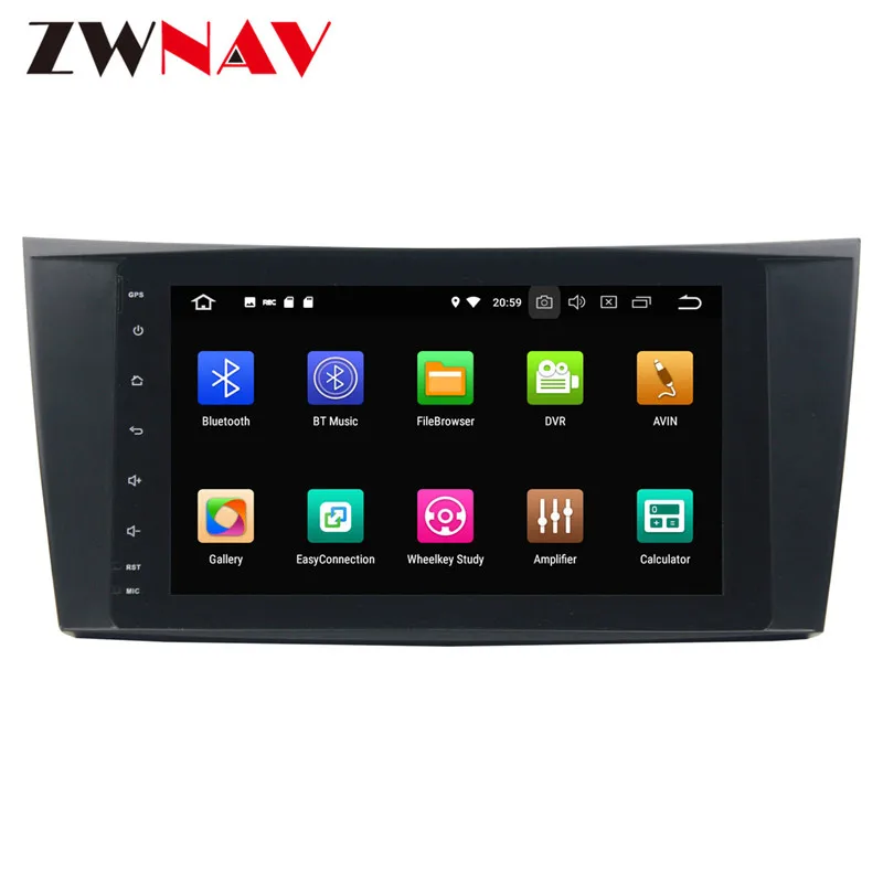 Top Android 9 Car DVD Player GPS navigation For Benz E-Class CLS W219 W211 W463 G-Class headunit multimedia player tape 4