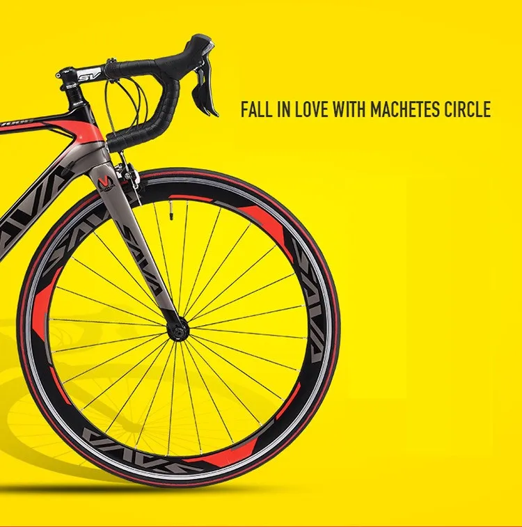 Best Original X-Front brand full carbon fibre road bike 18 20 22 speed 700cc*23C racing bicicleta light black red bicycle 2
