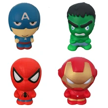 2018 novo super herói squishy lento subindo squishies brinquedo jumbo squeeze alívio do estresse brinquedos para o miúdo dropshipping