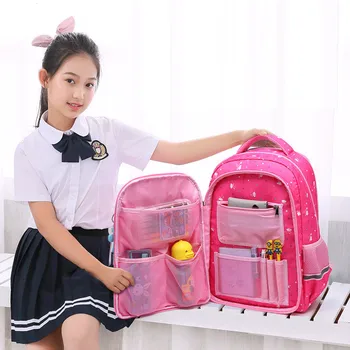 

2019 Waterproof School Backpack for Teenage Girls Boys Large-capacity School Bags Printing Children Backpack Student Book Bags