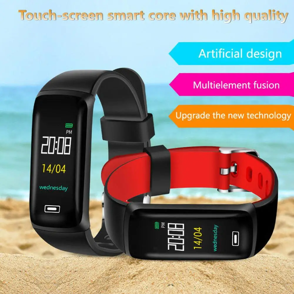 

M5 Plus Smart Wristband Bracelet Bluetooth Sports Fitness Activity Tracker IP67 Wristband