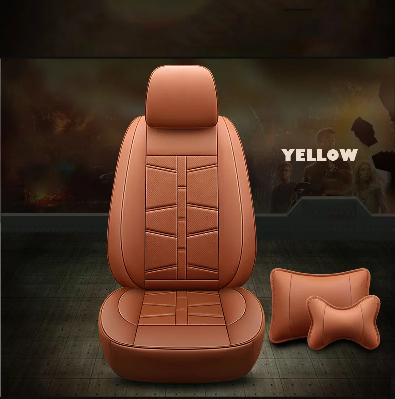  custom car seat cover leather for auto Mitsubishi Outlander Pajero Sport Grandis Car Seat Cushion c