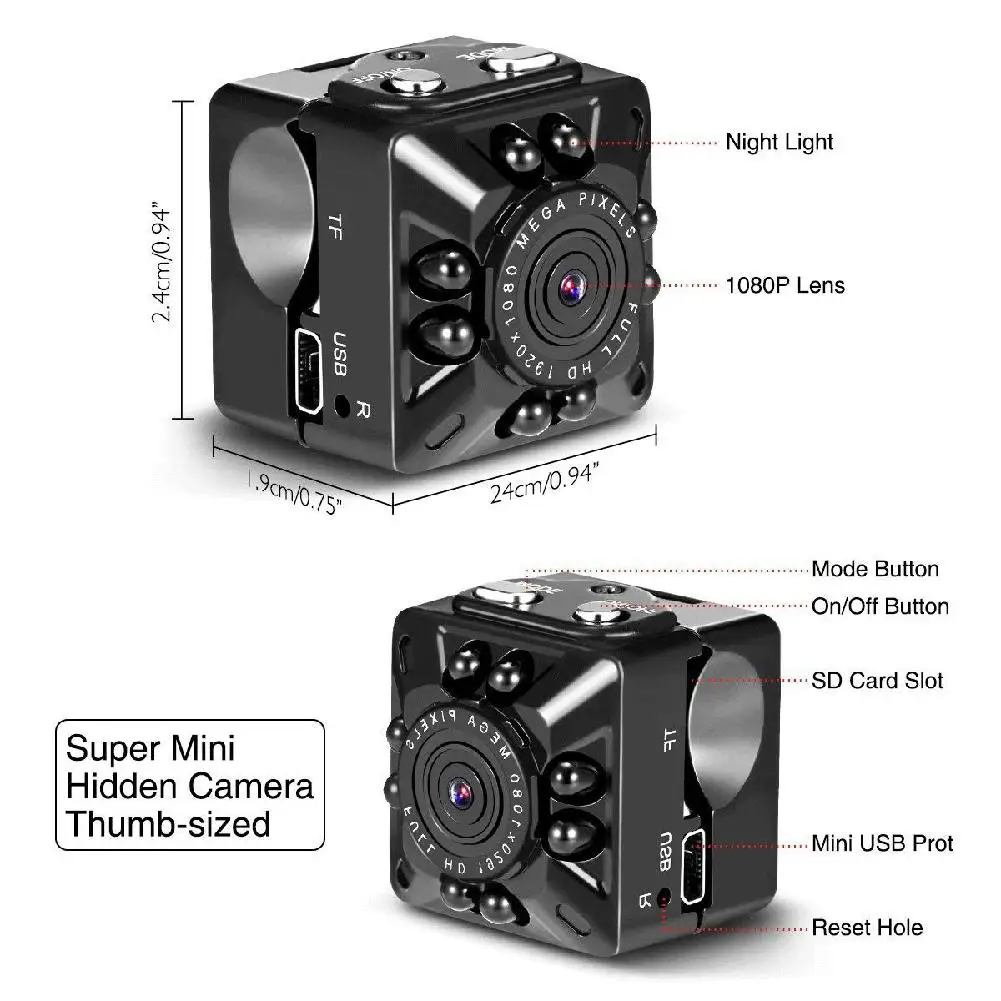 EastVita мини камера 1080P HD инфракрасное ночное видение DV DVR цифровая камера микро видеокамера рекордер маленькая камера
