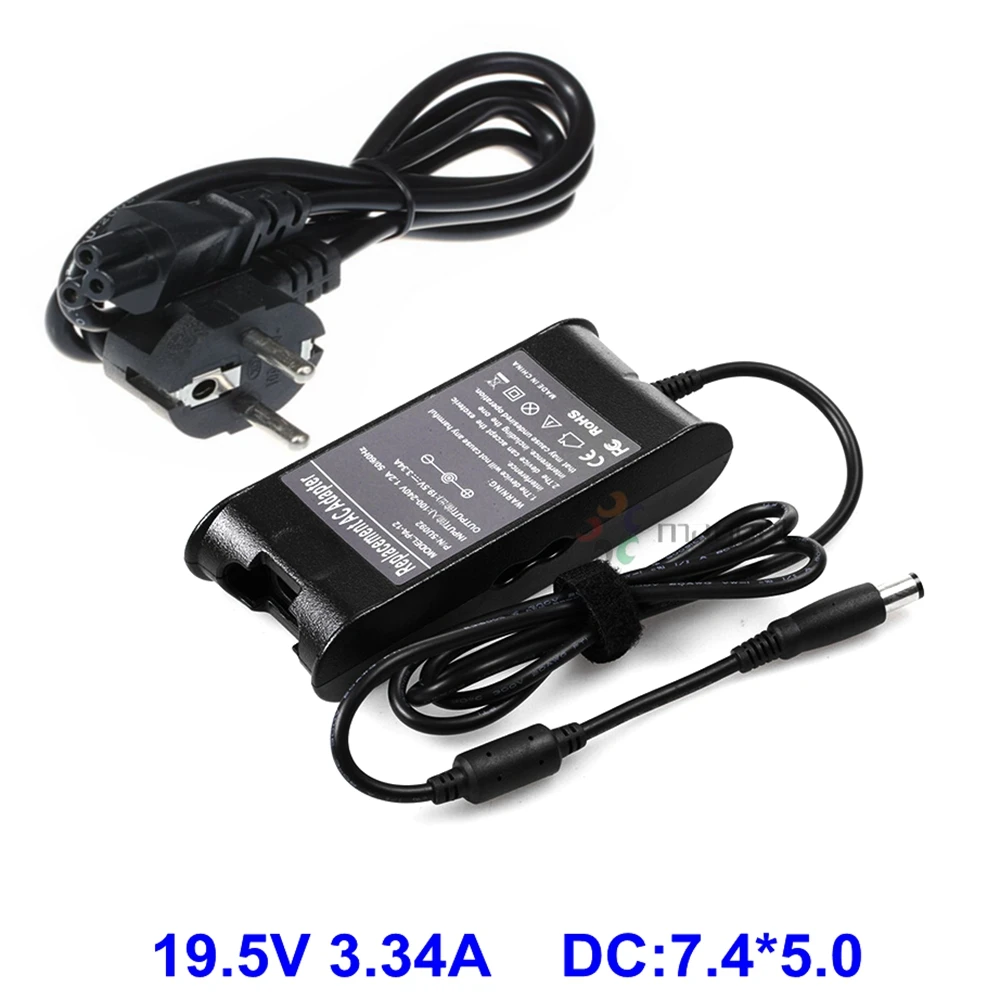 Dell PA21 PA-21 Compatible 19.5V 3.34A Laptop AC Adapter Charger 65W 