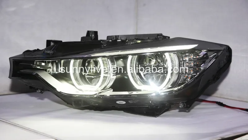 Для BMW F30 F35 318 320 325 328 330 335 светодиодный Ангельские глазки фар сборки SY