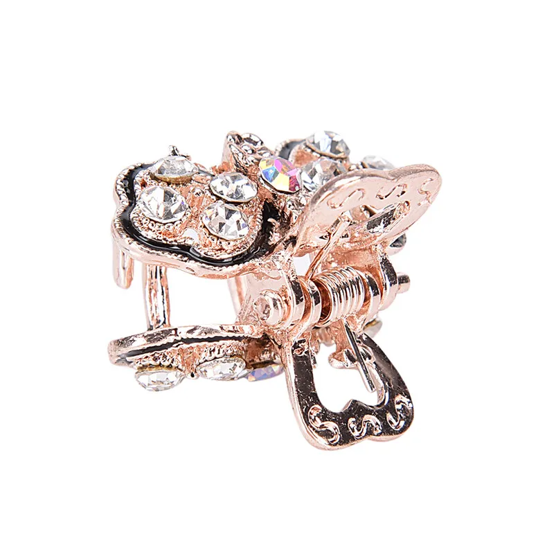 Crystal Mini Butterfly Headwear Claw Rhinestone Hair Clip Clamp Hairpin Flower Clamps Hair Clips Decor Hair Pin Claw Women Girl Crystal Mini Butterfly Headwear Claw Rhinestone Hair Clip Clamp Hairpin Flower Clamps Hair Clips Decor Hair Pin Claw Women Girl