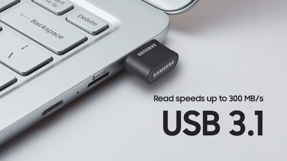 Samsung mini-USB Флешка 32 ГБ металлический диск по ключевым 64 ГБ Флешка 3,1 128 ГБ 256 ГБ флешки до 200 МБ/с. FIT/AB memoria usb 3,0