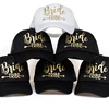 Bride Tribe Bachelorette Snapback Trucker Hat Cap Team Bride gold letters Arrow bride to be bride tribe baseball hats 1