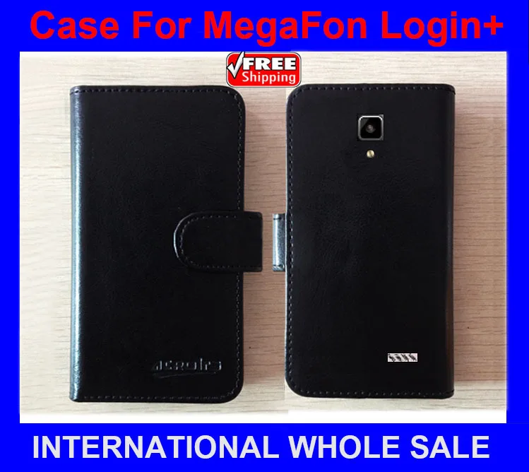 

Hot! MegaFon Login+ Case Phone Factory Price Flip Leather Original Case Exclusive Cover For MegaFon Login Plus Case tracking