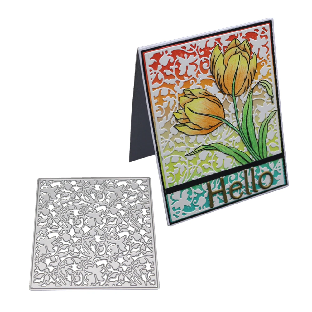 

Irregular Flower Pattern Metal Cutting Dies Stencil for DIY Scrapbooking Paper Card Embossing Craft Decor Christmas