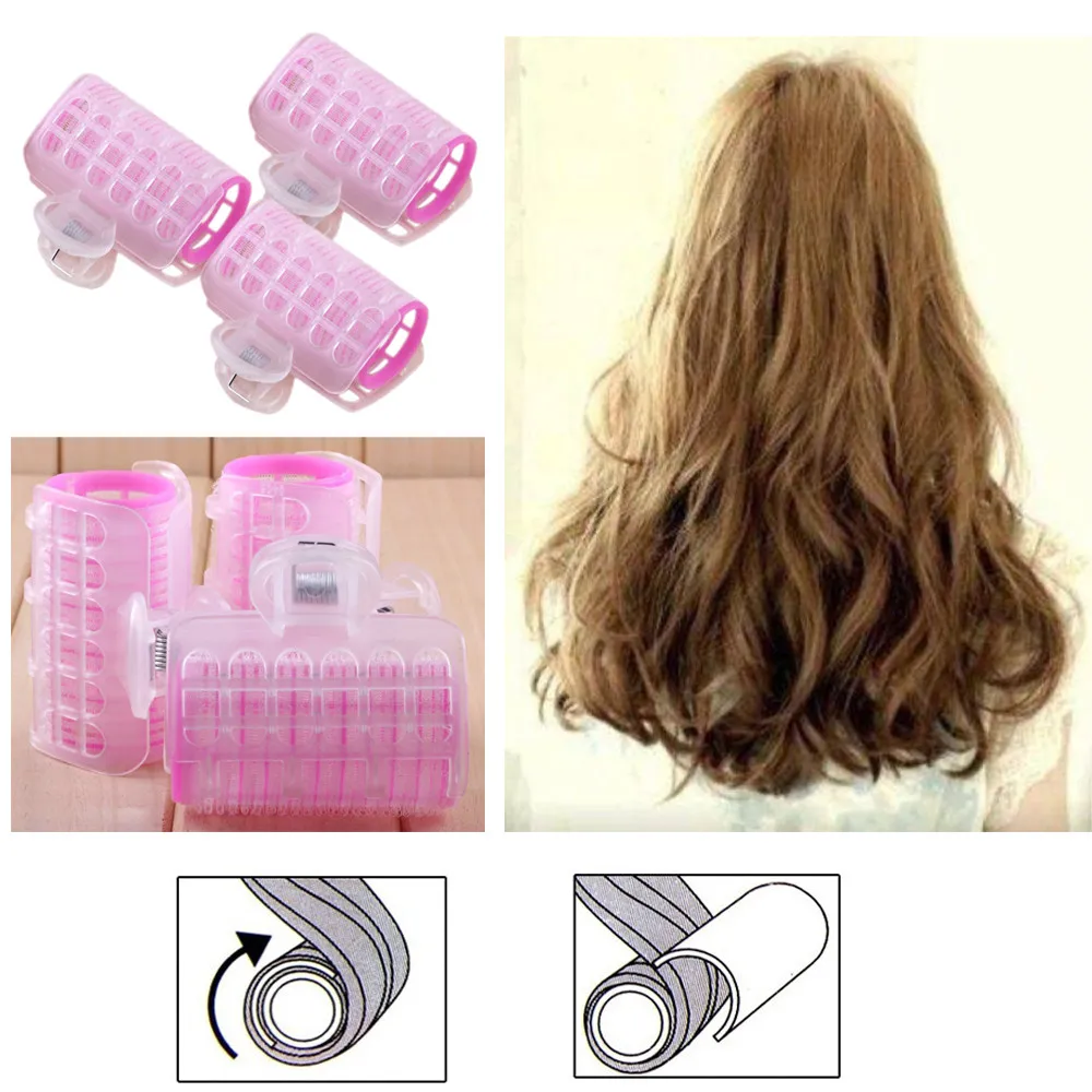 

3 Pcs Hairdress Magic Hair Styling Roller Curler Spiral Curls DIY Tools F811