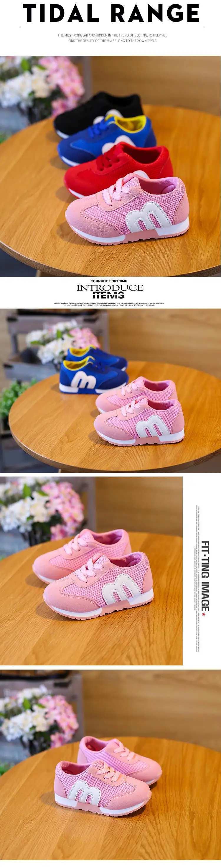 E CN kids tenis infantil кроссовки обувь для мальчиков и девочек zapatillas детская повседневная спортивная обувь детские сетчатые кроссовки для малышей