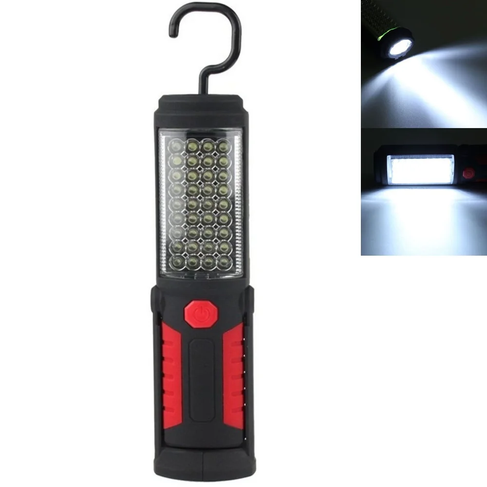 360 degree foldable Bright 36+5 LED Flexible Hand Torch Work Light