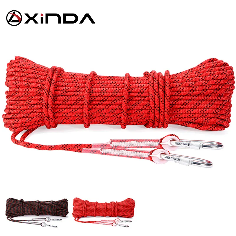 Najtaniej XINDA Escalada 10M Paracord wspinaczka skałkowa Outdoor turystyka lina ratunkowa 8mm średnica 9KN przewód o wysokiej wytrzymałości sprzęt biwakowy