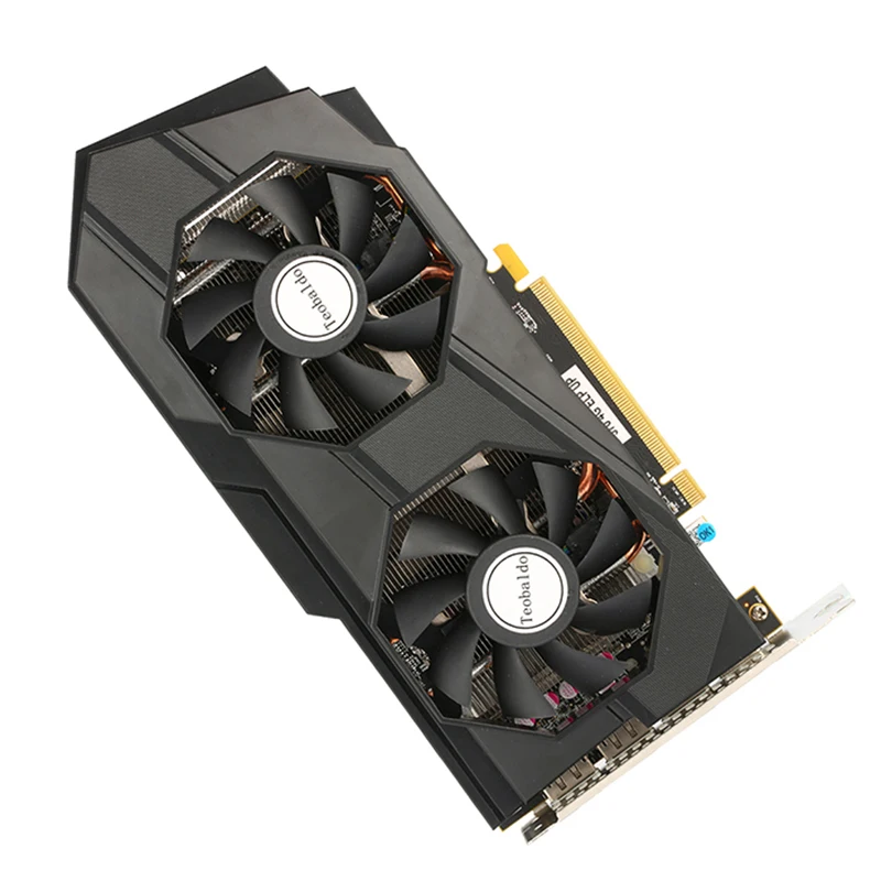 New Radeon RX 570 Graphic Cards 4G GDDR5 256Bit HDMI DVI DP PCI-X16 Express 3 Dual Silent Temperature Control Fans Gaming Cards