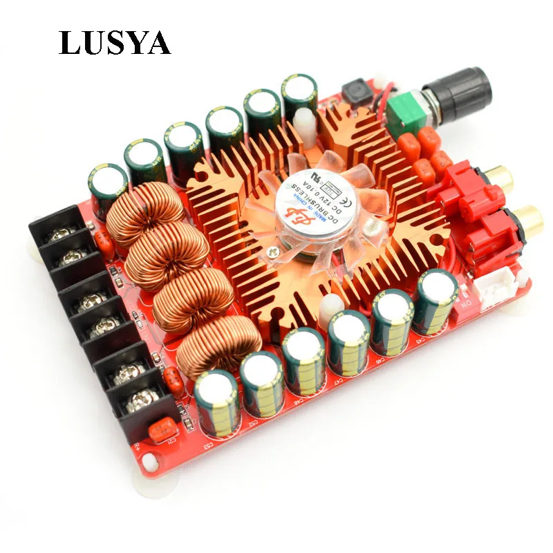 Lusya TDA7498E Digital Amplifier Board 2*160W Stereo BTL220W Mono High Power Digital Amplifier 15V-36V DC D4-002