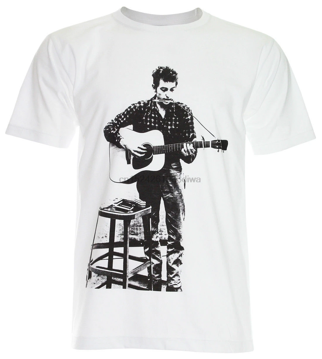 Мужская футболка Lamun Bob Dylan Folk Musician Tee-PA060 | одежда