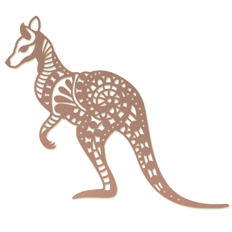 Australian Kangaroo Die Metal Cutting Dies Scrapbooking album Emboss paper Craft Die cut Card