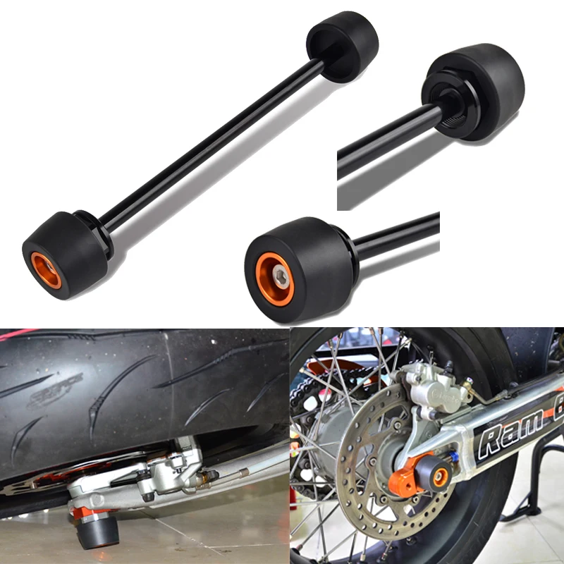 Rear Axle Slider Wheel Fork Crash Protector For KTM 950 990 SMR SMT Super Enduro Duke LC8 Adventure S Supermoto RC8 RC8R | Автомобили и