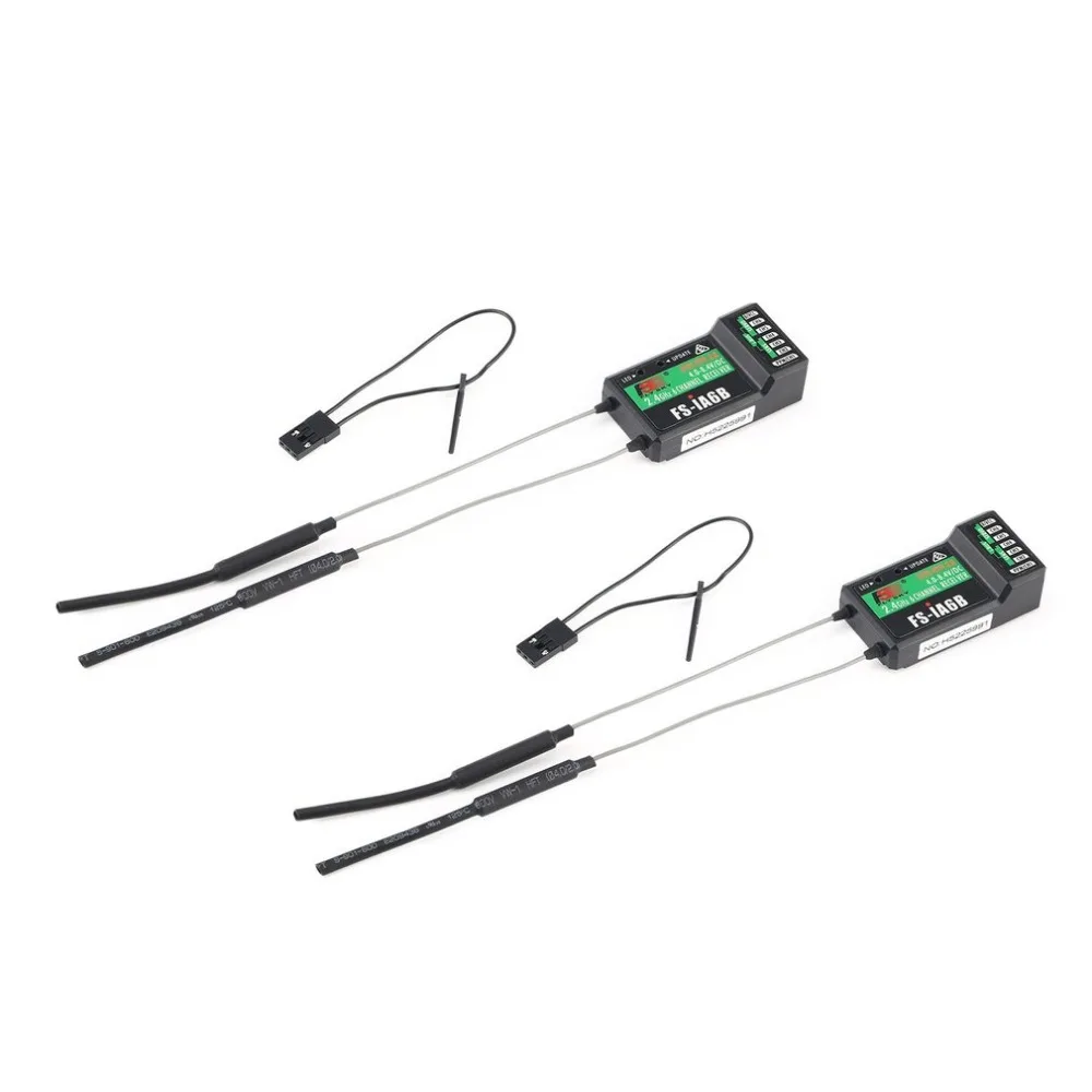 

2Pcs Flysky 2.4G FS-iA6B 6CH Channel Receiver PPM Output with iBus Port for Flysky i4 i6 i10 RC Transmitter Remote Control