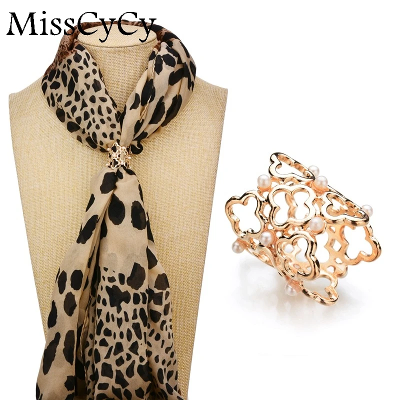 MissCyCy имитация жемчуга зажим для шарфа Винтажная брошь женская мода полые металлические броши в виде цветка