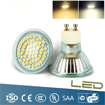 安い 高品質gu10/mr16スポットライト電球ac210-240v Ledランプ2835 Smd 60のledライト屋内シャンデリアダウンライトクリー
