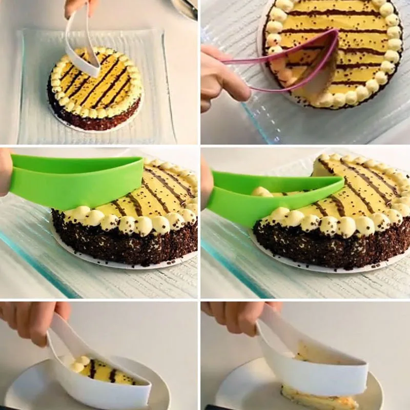 

High quality Practical Kitchen Tool Gadget Party Wedding Cake Pie Bread Slicer Cutter Knife
