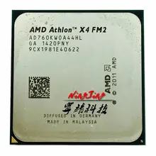 Amd athlon x4 760 k 760 k quad-core quad-thread 3.8g 100w ad760kwoa44hl soquete fm2