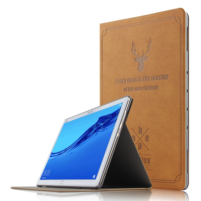 Ультратонкий чехол для Huawei MediaPad M5 Lite 10 BAH2-W19/L09/W09 1 дюймов Модный чехол-подставка из