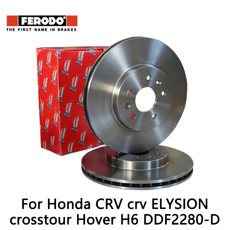 2pieces/set Ferodo Car Front Brake Disc For Honda CRV crv ELYSION