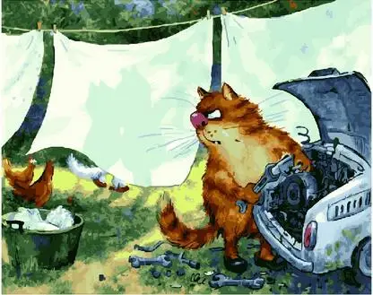 Машина с котами. Коты моют машину. Коте моет машины. Голубые коты ирины зенюк. Собака чинит машину.