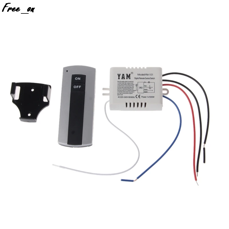 

Wireless 1 Channel ON/OFF Lamp Remote Control Switch Receiver Transmitter
