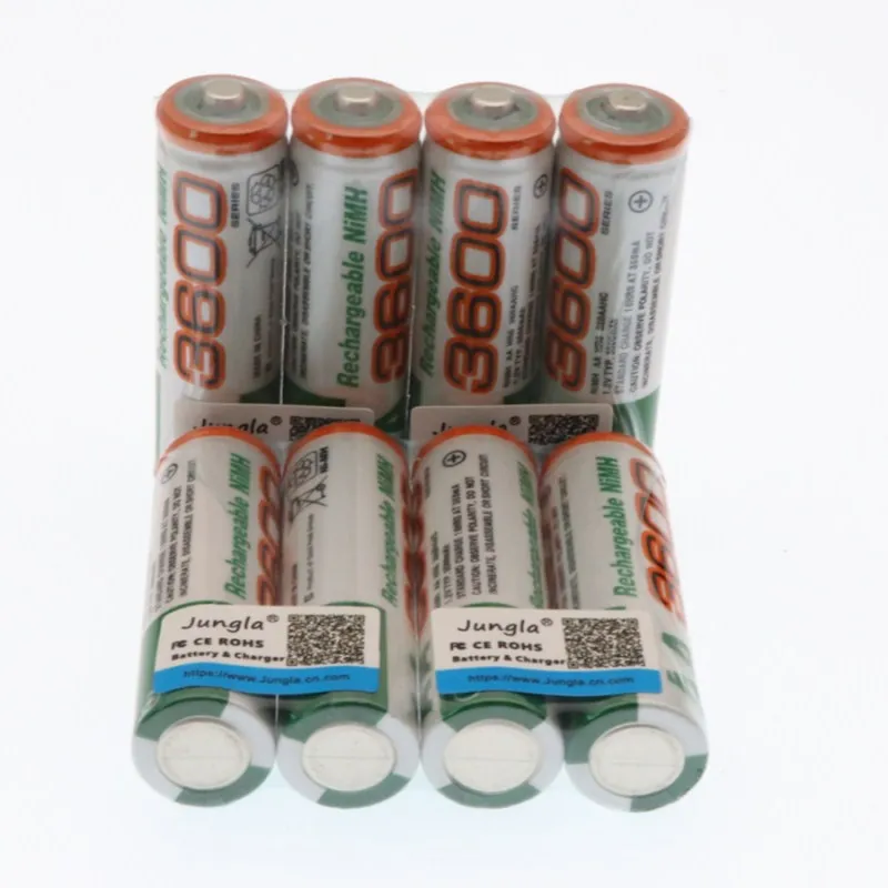 Новые 4~ 20 шт/lote 1,2 V AA 3600mAh NI MH предварительно заряженные аккумуляторы NI-MH перезаряжаемые AA3600 игрушки камера микрофон