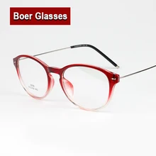 Женский полный обод пластиковые и металлические дужки ноги легкий вес рецепт очки рамка рецепт очки 3009